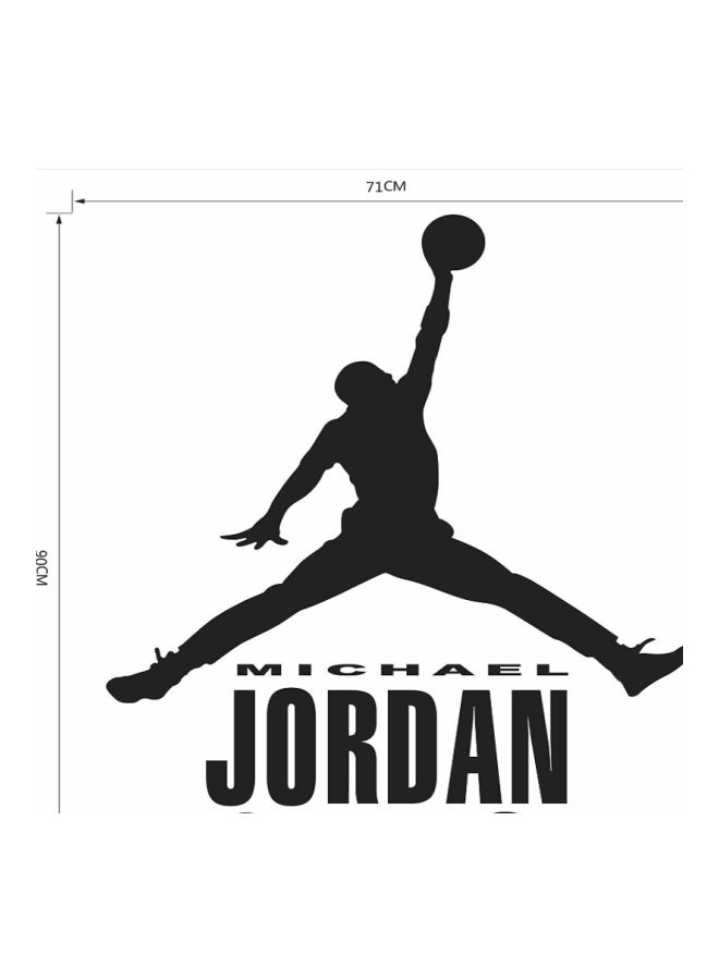 Generic - Michael Jordan Wall Sticker Black 60x90centimeter - Image 1