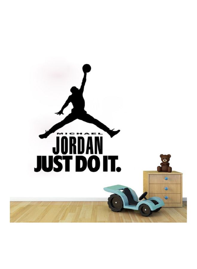 Generic - Michael Jordan Wall Sticker Black 60x90centimeter - Image 1