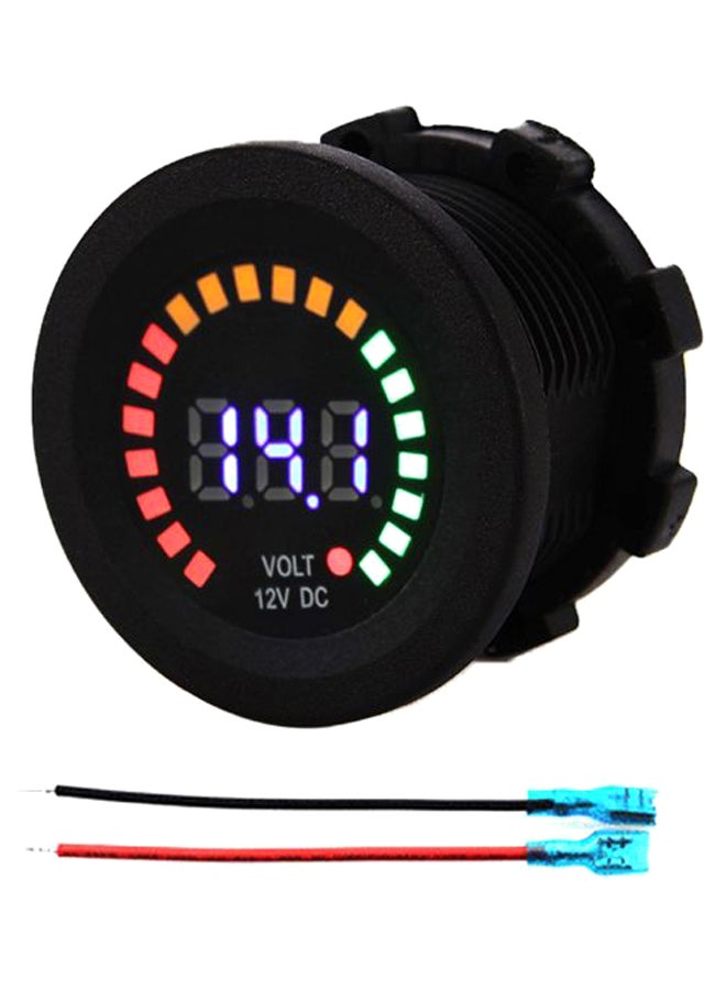 Generic Car Motorcycle Digital LED Panel Voltmeter 
