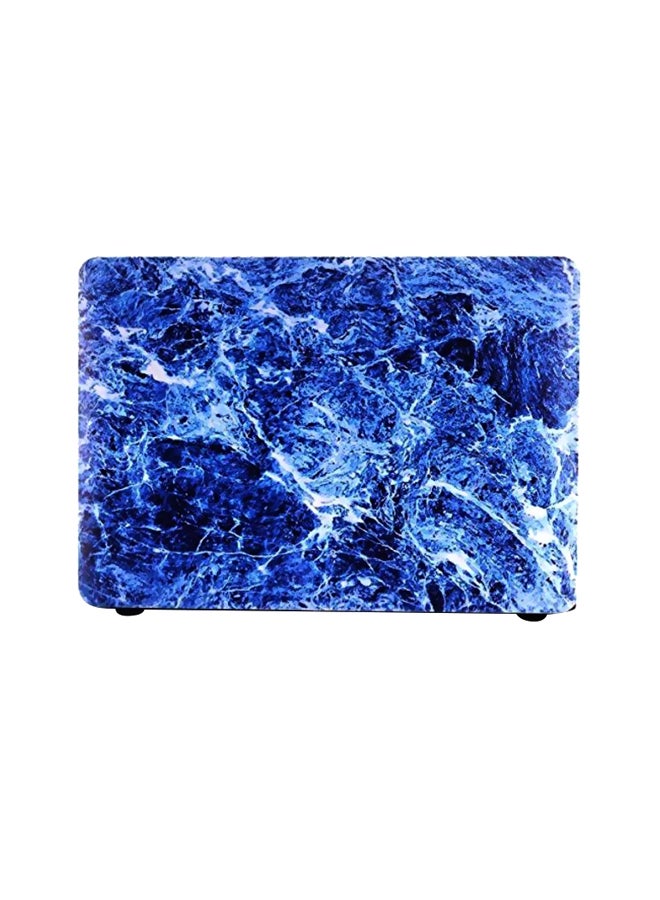 غطاء حماية مزين برسمة لجهاز أبل ماك بوك آير مقاس 11.6 بوصة أزرق وأبيض - Image 1