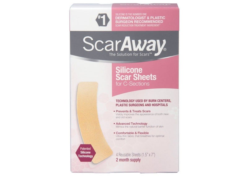 شرائح سيليكون لعلاج الندوبات، من 4 قطع 1.5X7بوصة