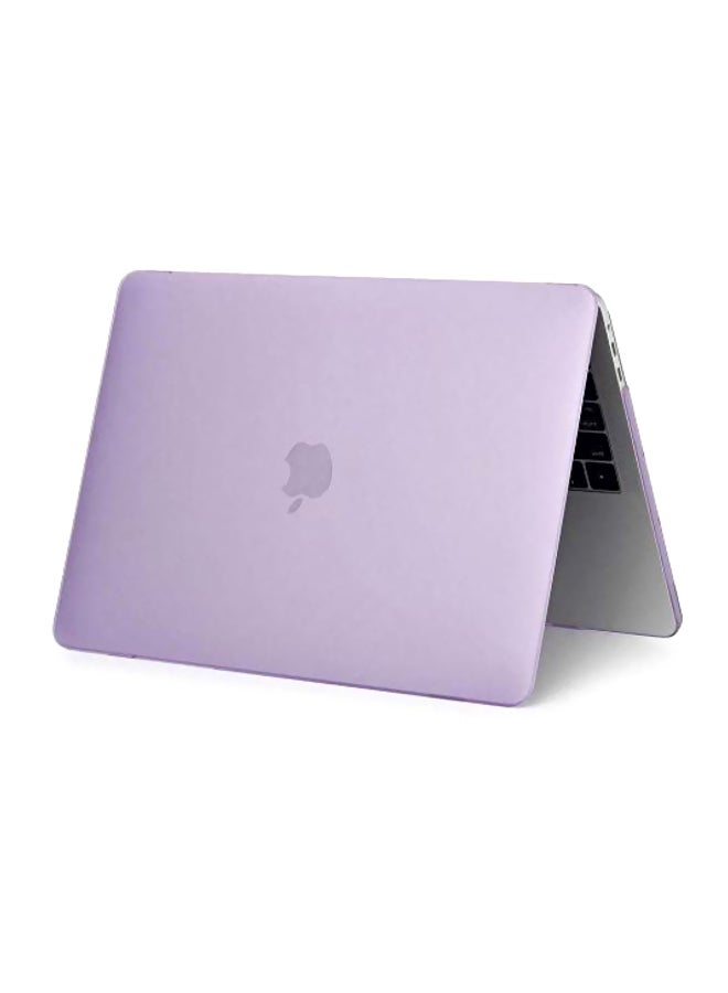 Hard Case Cover With Keyboard Cover And Screen Protector For Apple MacBook Pro A1706/A1708 13-Inch Purple/Clear - Image 3