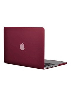 Generic Protective Hard Shell Case For Apple MacBook Pro 13/13.3-Inch Maroon  - Image 2