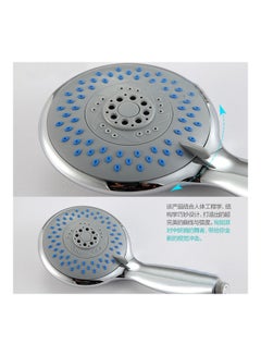 Generic Handheld Shower Head Set With Hose Silver  - Image 2