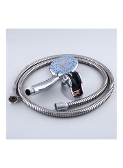 Generic Handheld Shower Head Set With Hose Silver  - Image 3