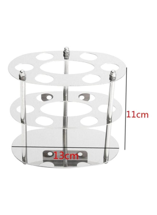 Wall Mount Toothbrush Holder Chrome 11x13cm - Image 4