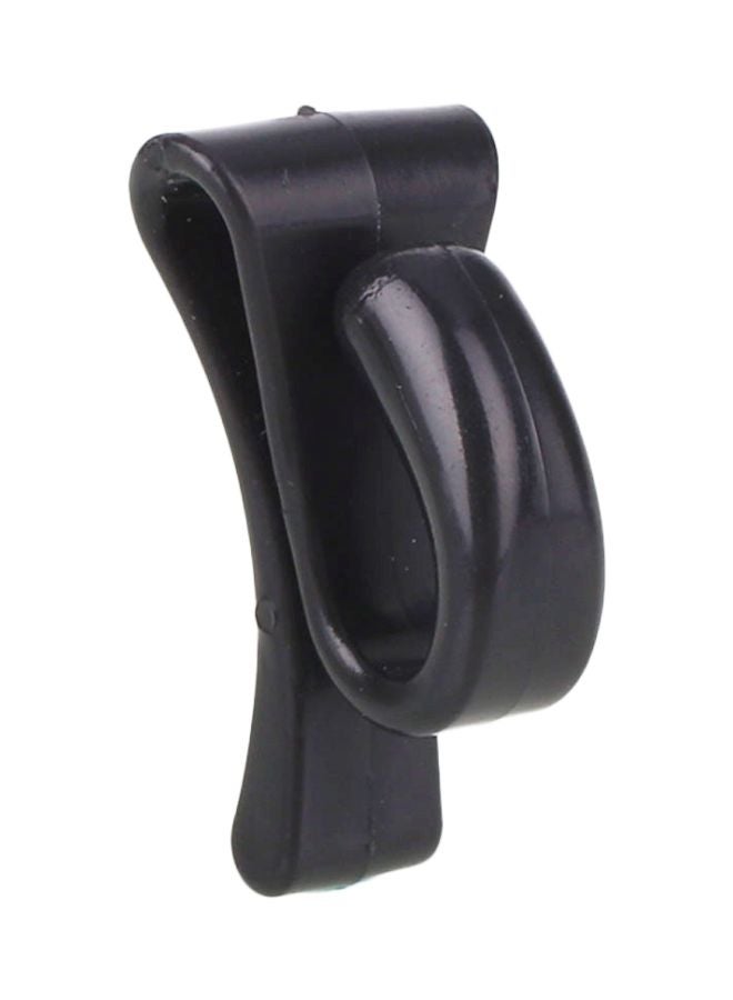 2-Piece Portable Mini Hook Black 3.5x1.7cm 