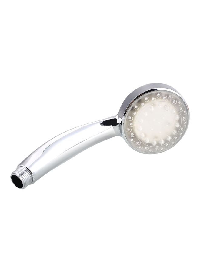 رأس دش بمصباح LED فضي 10.5x2x0.3سم - Image 1