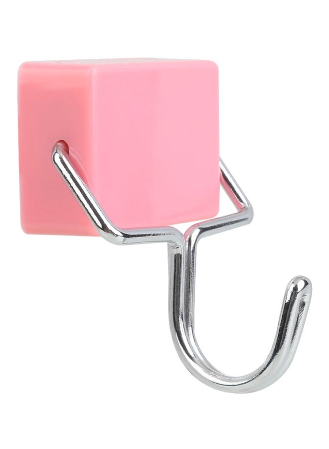 Rectangle Towel Hook Pink 4.1x5.7x2.2cmcm 