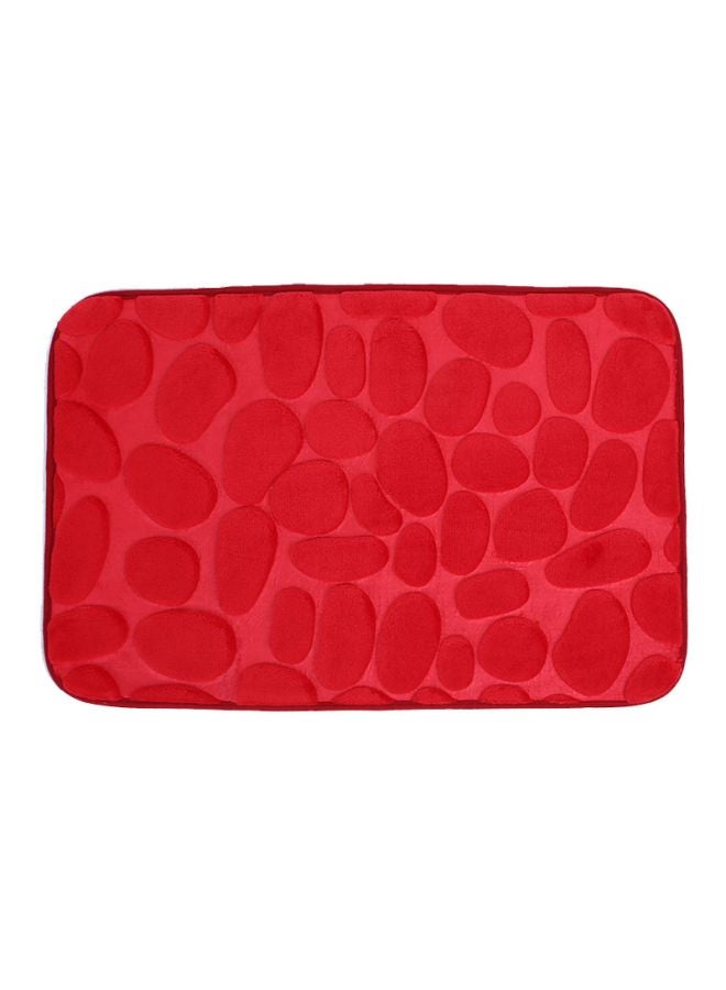 3D Anti-Slip Bathroom Mat Red 40x60cm