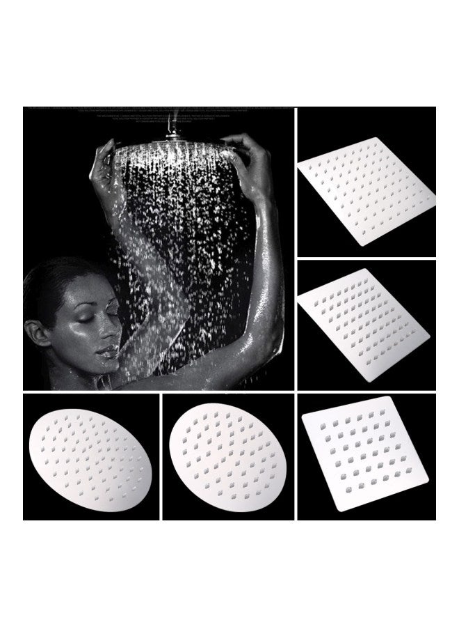 Stainless Steel Shower Head Silver 6x6inch - Image 2