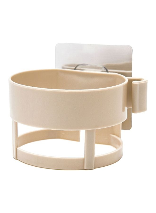 Wall Mounted Storage Rack Nordic Beige 11x11x11cm 