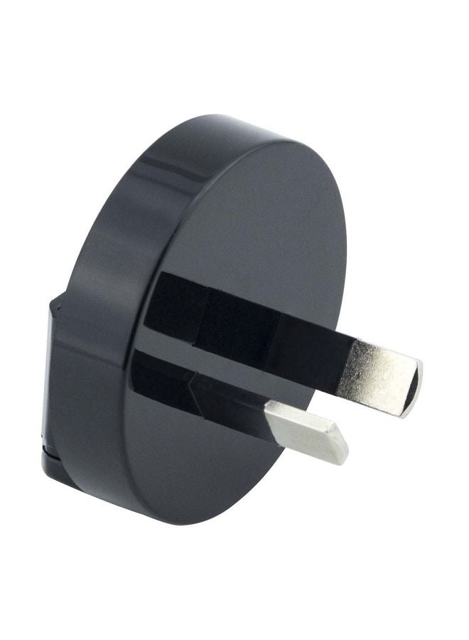 Universal Fast Charging Travel Adapter Black