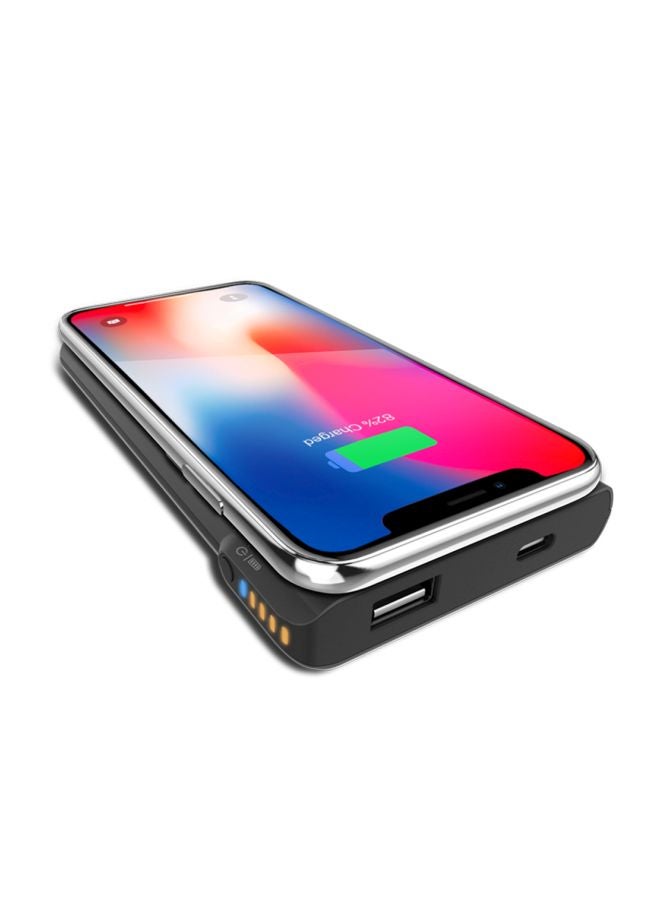 ODOYO - XC25 2in1 Combo Set Qi Enabled Wireless Charging Dock 10W And Portable Battery Pack 6000mAh Black - Image 1