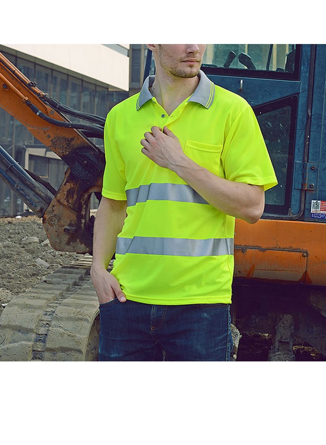 SFVest Reflective Safety T-Shirt Fluorescent Yellow 28x22.5x3cm  - Image 3