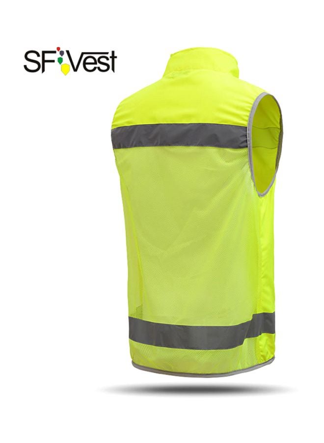 SFVest High Visibility Reflective Safety Vest Fluorescent Yellow/Black x L - Image 3
