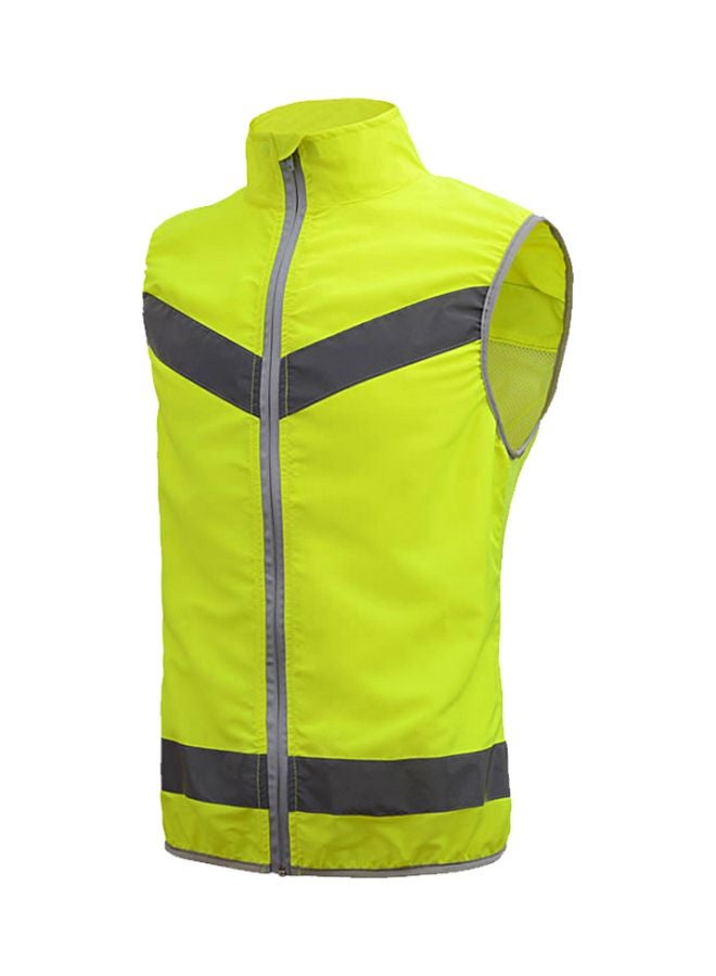 SFVest High Visibility Reflective Safety Vest Fluorescent Yellow/Black x L - Image 1
