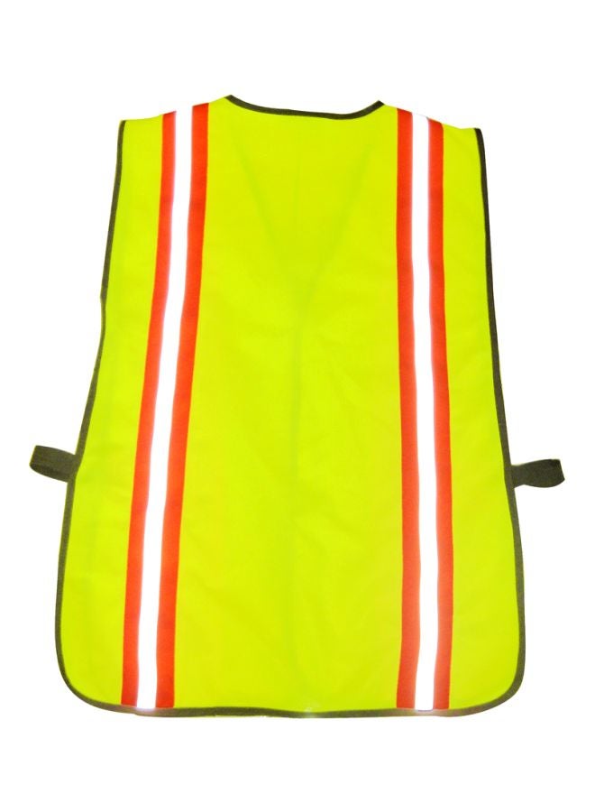 Reflective Safety Vest Fluorescent Yellow/Red/Grey L - Image 2