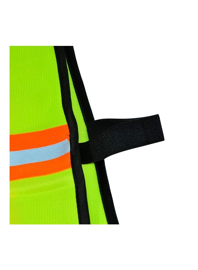 Reflective Safety Vest Fluorescent Yellow/Red/Grey S  - Image 4