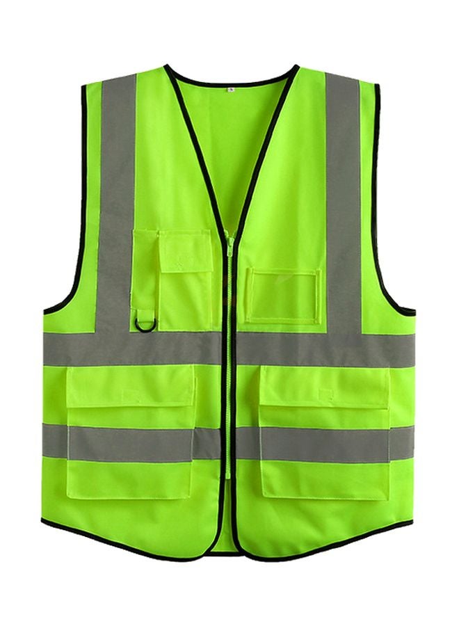 Reflective Safety Vest Fluorescent Green M - Image 1