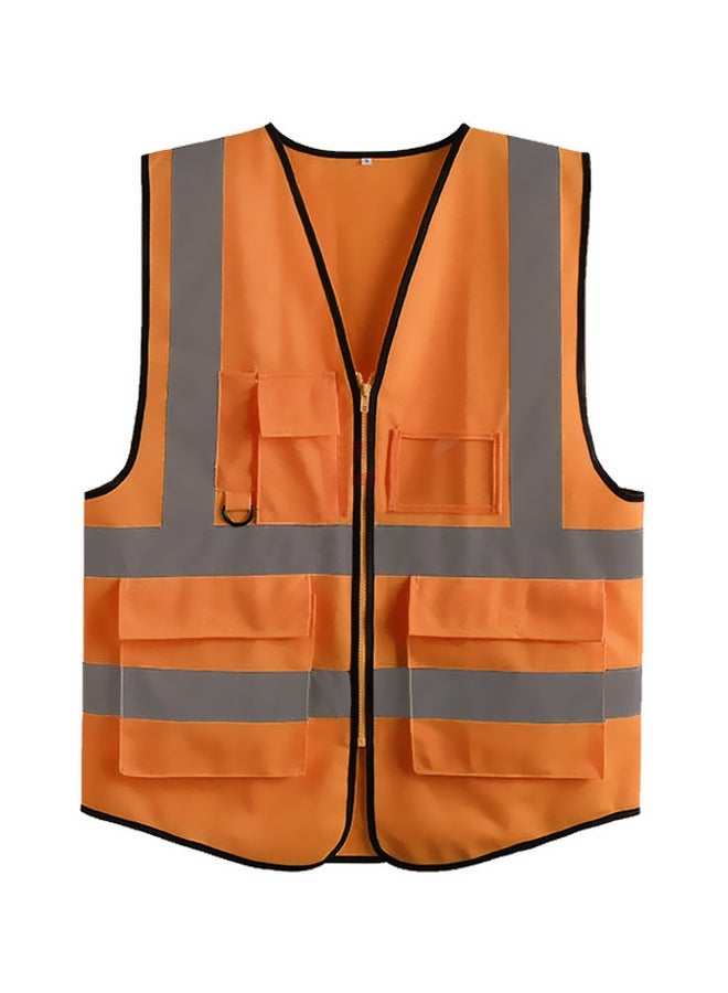Generic - Reflective Safety Vest Fluorescent Orange M - Image 1