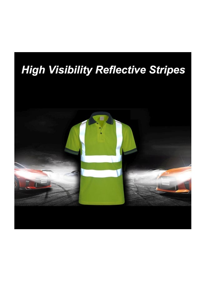 Reflective Safety T-shirt Fluorescent Yellow XXXL  - Image 2