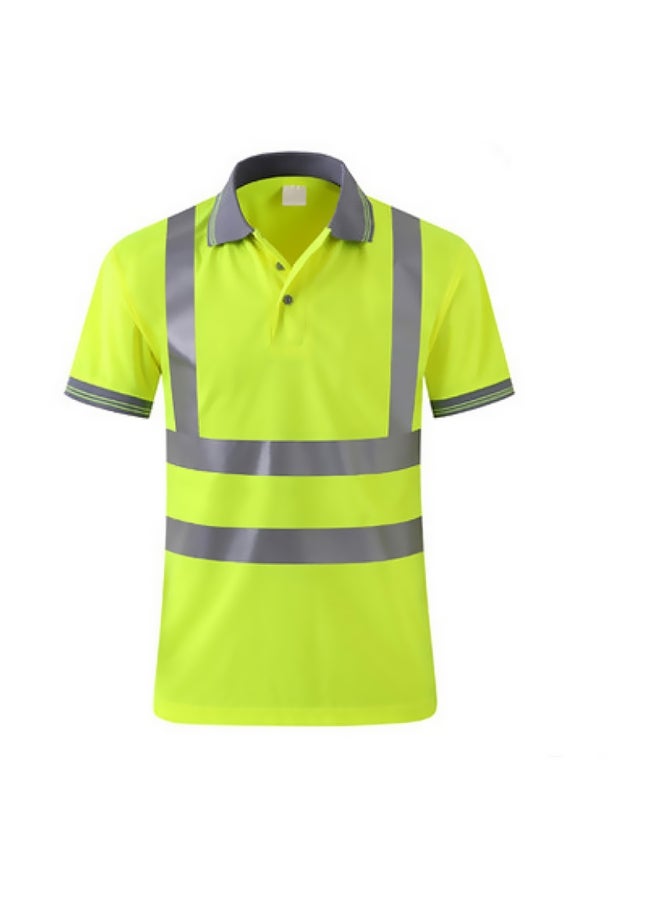 Reflective Safety T-shirt Fluorescent Yellow S  - Image 1