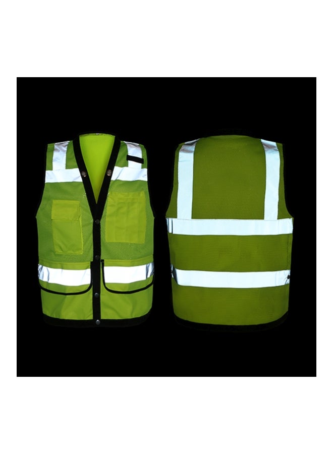 Reflective Safety Vest Fluorescent Yellow - Image 5