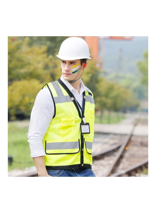 Reflective Safety Vest Fluorescent Yellow - Image 5