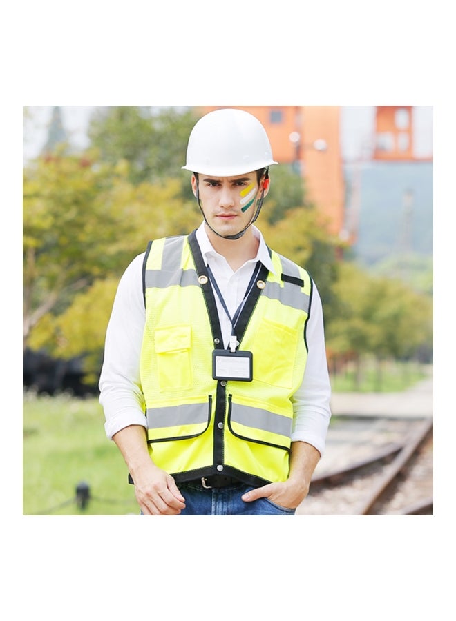 Reflective Safety Vest Fluorescent Yellow - Image 4