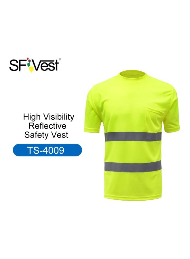 SFVest Reflective Safety T-shirt Yellow/Grey - Image 4
