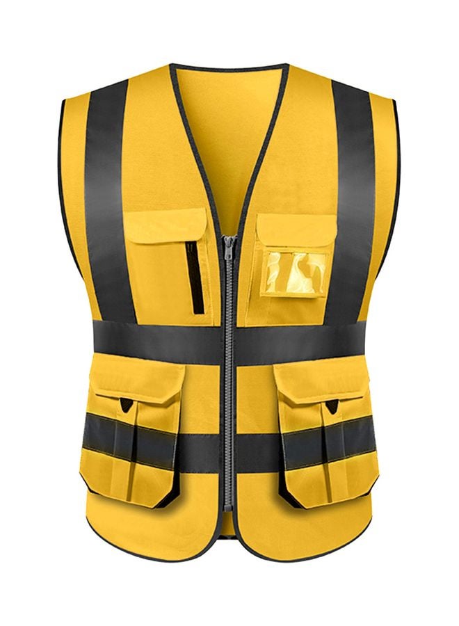 Reflective Safety Vest Gold/Grey - v1563887079/N28414260A_1