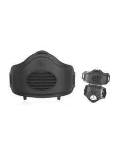 3M Industrial Protective Anti-Dust Mask Black/Blue  - Image 2