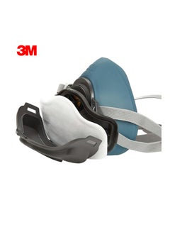 3M Industrial Protective Anti-Dust Mask Black/Blue  - Image 3
