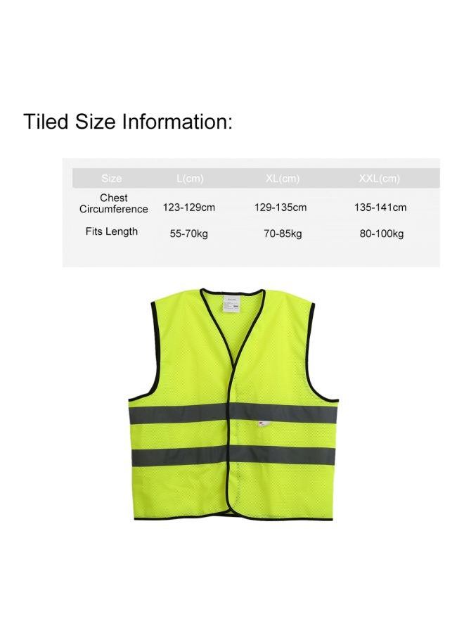 3M Reflective Safety Vest Green/Grey - Image 4