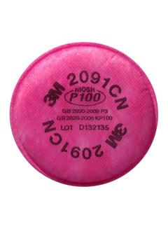 3M 2-Piece Cotton Filter Half Face Gas Mask Rose Red 65grams  - Image 3