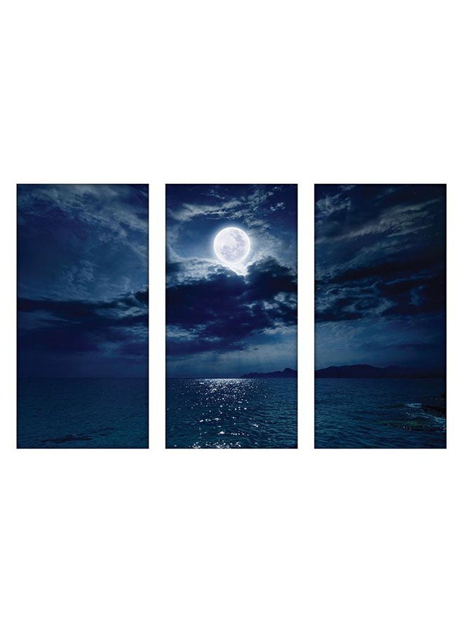 Sasb 3-Piece Decorative Canvas Wall Painting Multicolour 120x80x2.5cm