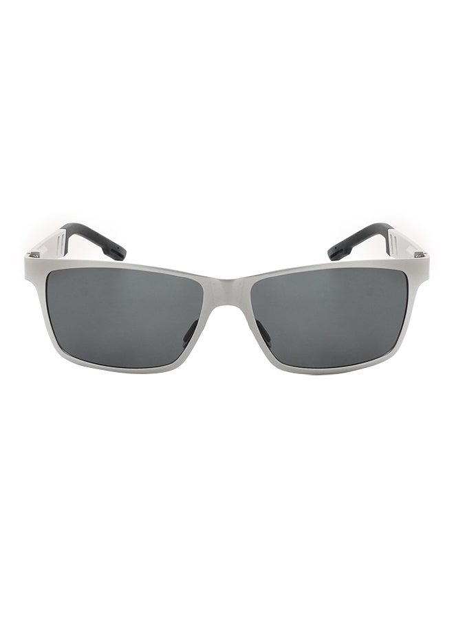 شاربدو نظارة شمسية بإطار مستطيل وعدسات مستقطبة - مقاس العدسة: 61 مم - Image 3