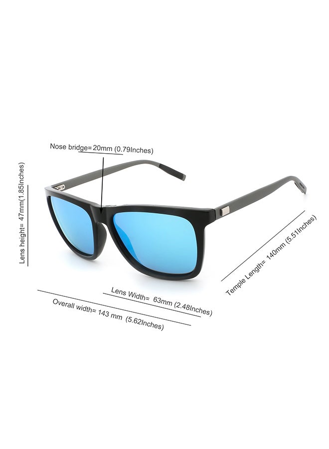 شاربدو نظارات شمسية بإطار مستقطب من Wayfarer - Image 5