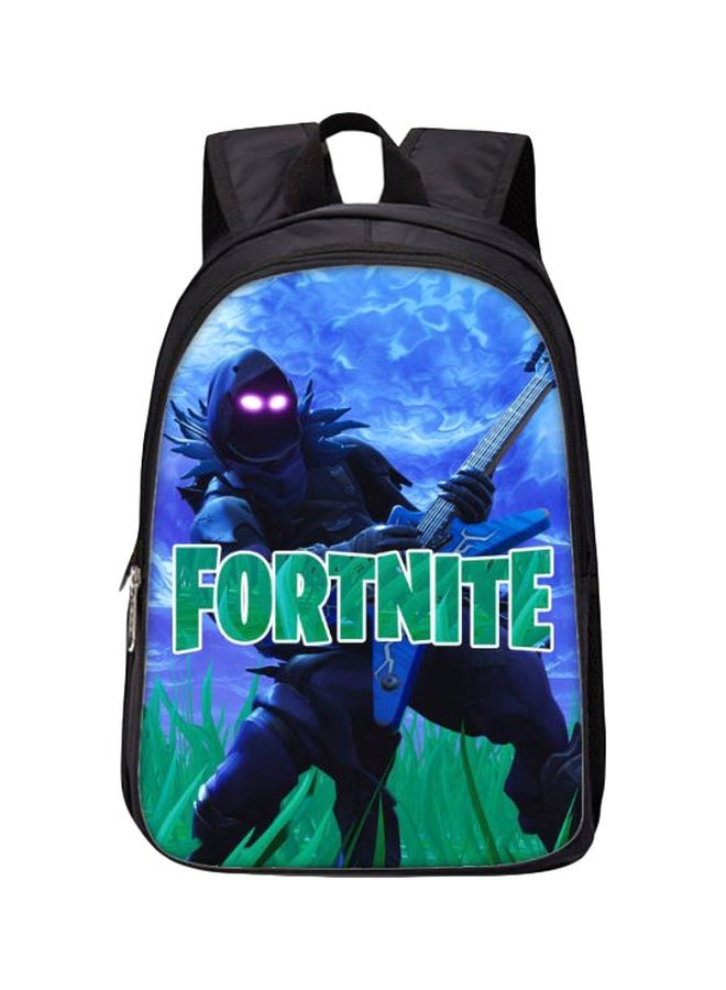 Fortnite Season Five Printed Backpack Blue/Green/Black