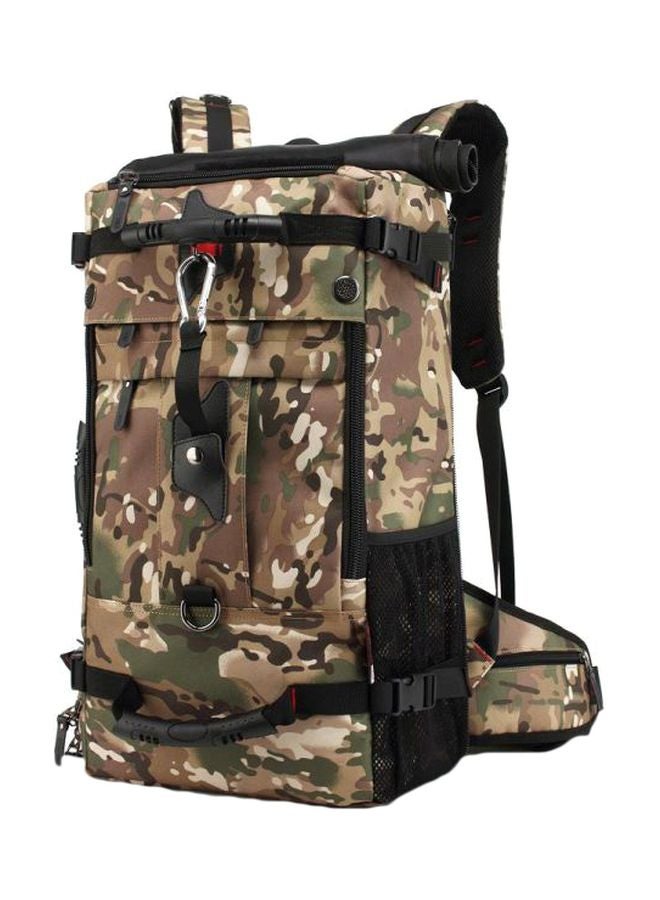Oxford Outdoor Travel Backpack Brown/Green/White