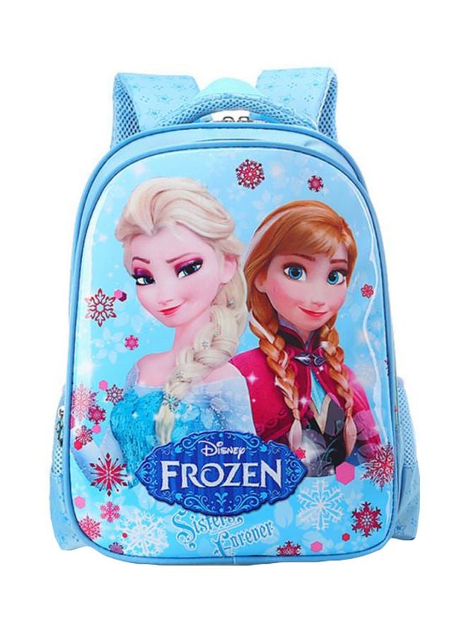 Cartoon Printed Backpack Blue/Pink/White