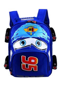 Generic Cars 3 Printed Backpack Blue/Red/White  - Image 1