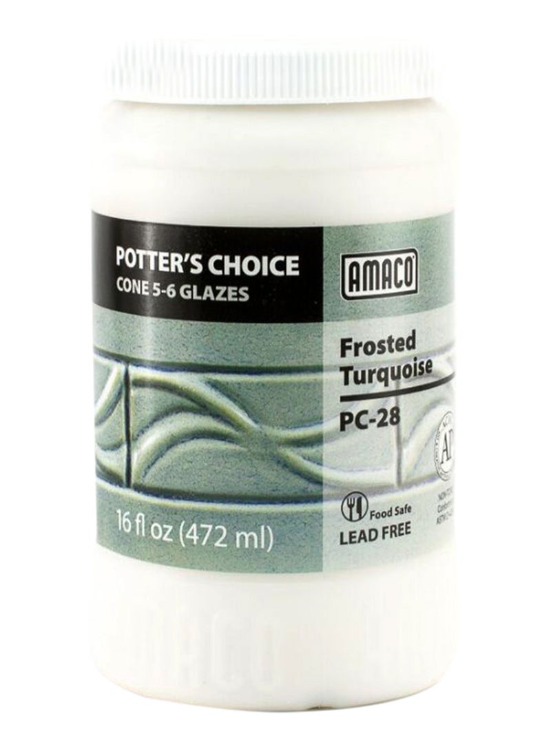 High Fire Lead Free PC-28 Ceramics And Pottery Glaze Frosted Turquoise