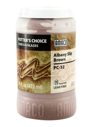 High Fire Lead Free PC-32 Ceramics And Pottery Glaze Albany Slip Brown - v1563903302/N27353692A_1