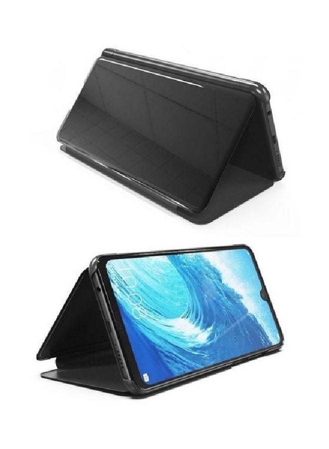 Generic - Clear View Flip Cover For Huawei Y9 (2019) Black - Image 1