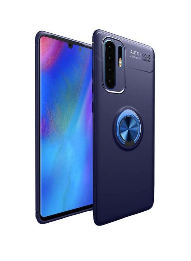 AUTO FOCUS Protective Case Cover With Ring Holder For Huawei P30 Pro Blue  - Image 1