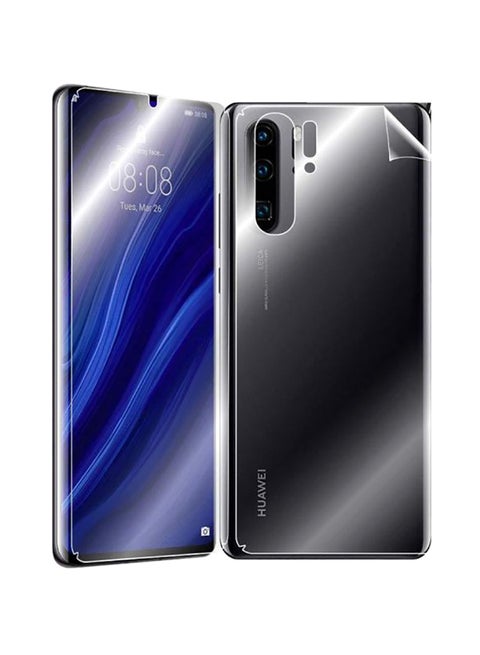 Front And Back Screen Protector For Huawei P30 Pro Clear