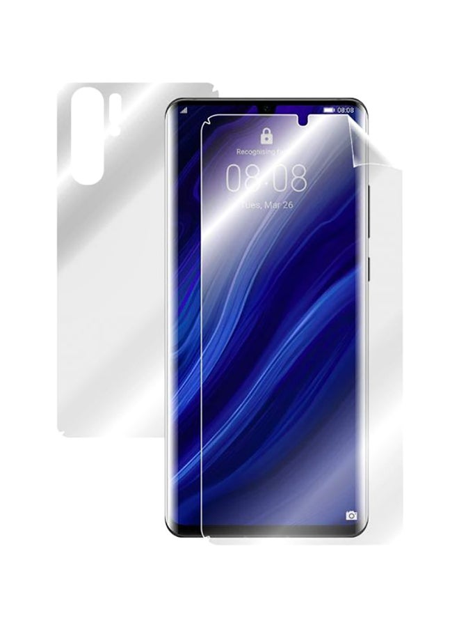 9H Front And Back Screen Protector For Huawei P30 Pro Clear - Image 2