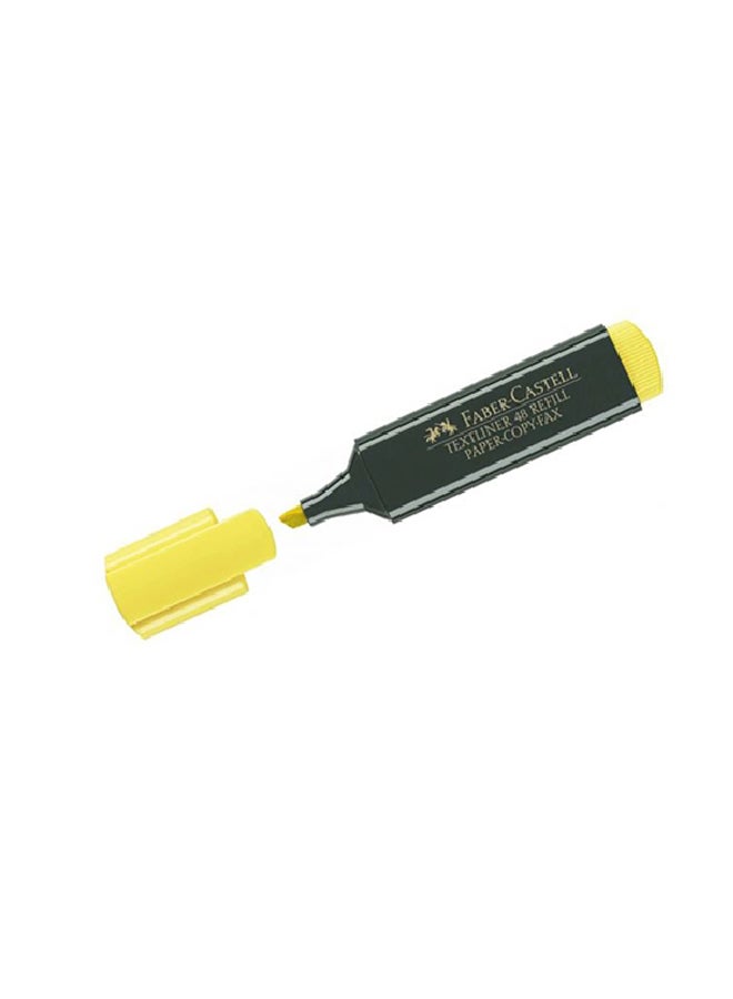 FABER-CASTELL - Faber-castell Textliner 48 Superfluorescent, yellow Yellow - Image 1